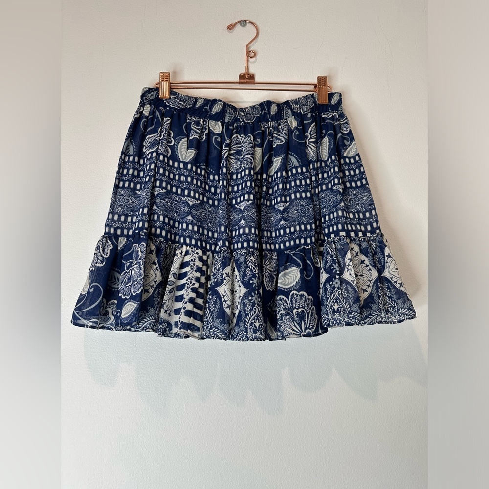 Misa skirt Women Medium Blue Floral